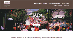 Desktop Screenshot of hapahi.org