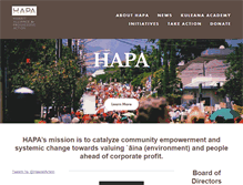 Tablet Screenshot of hapahi.org